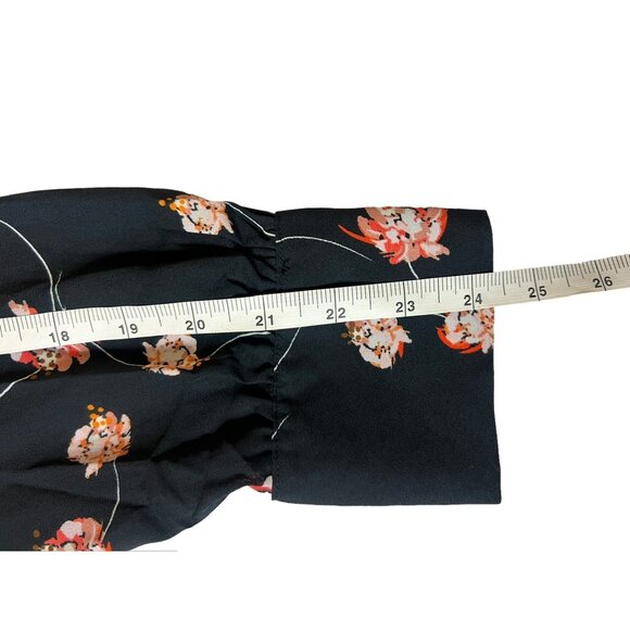 What Not To Wear Women's Black Floral Top - Picture 6 of 7